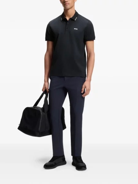 Tricou polo Boss negru
