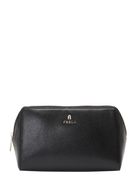 FURLA Kozmetická taška CAMELIA zlatá čierna