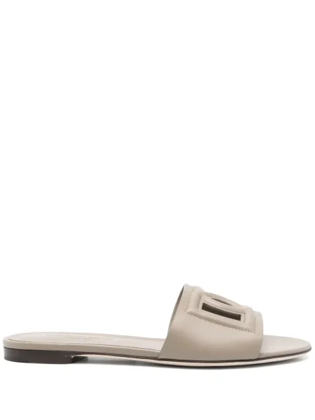Sandale Dolce & Gabbana din piele gri