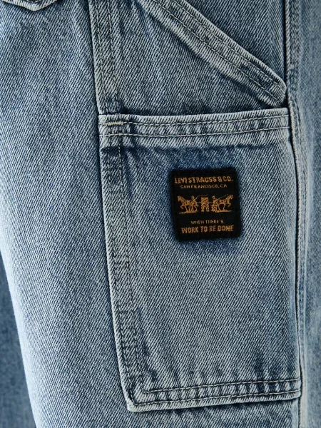 Levi's дънки straight мъжки LOOSE STRT CARPENTER x WORKWEAR синьо