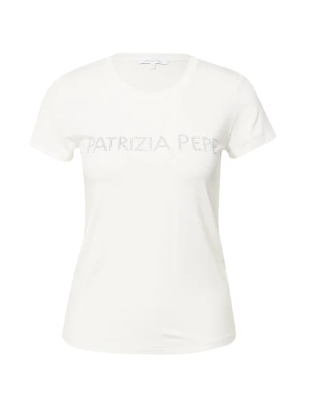 Tricou Patrizia Pepe scurt alb