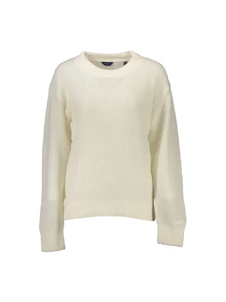 Sweter Gant wełniany biały