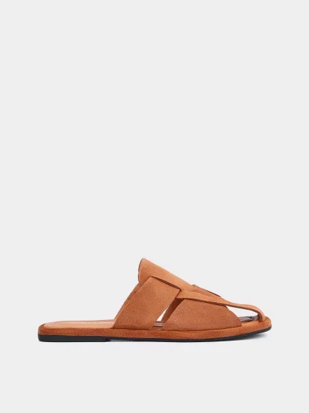 Велюровые туфли Attizzare коричневые