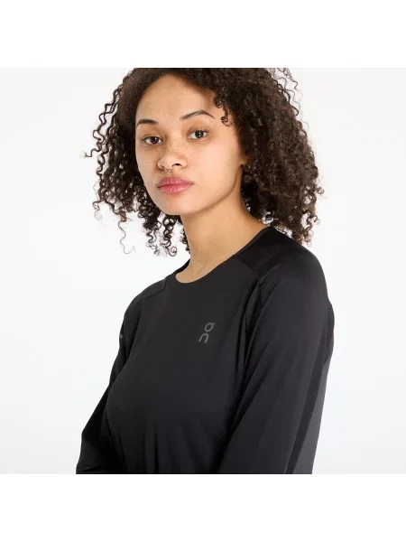 T-shirt On Performance Long Sleeve Tee Black/ Eclipse XS czarna