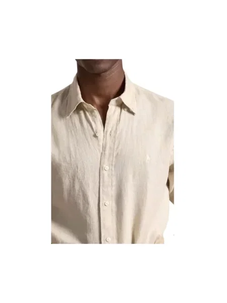 Koszula casualowa o kroju relaxed fit z czystego lnu Polo Ralph Lauren beżowa