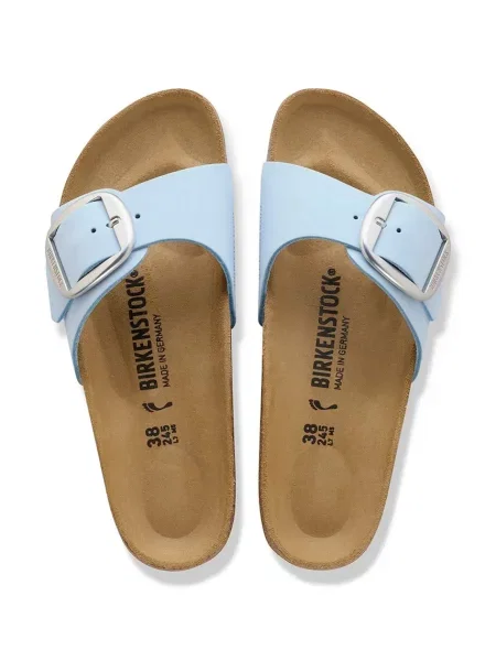 Кожаные шлепанцы Birkenstock с пряжкой