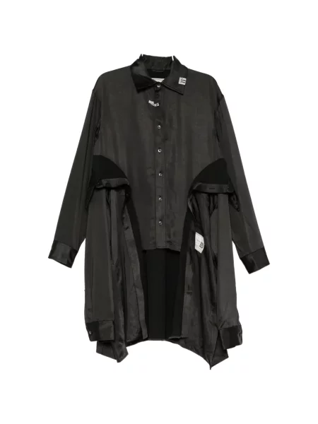 Rochie tip cămașă Maison Mihara Yasuhiro negru