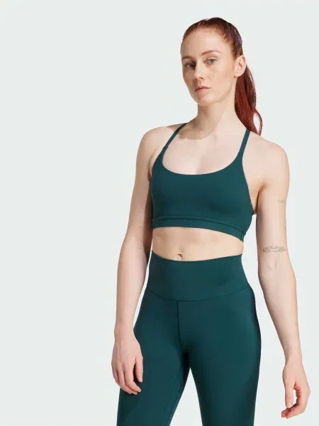 Топ спортивний adidas зелений