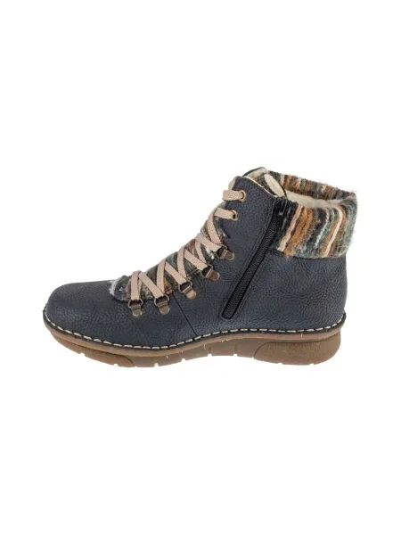 Botine Rieker albastru