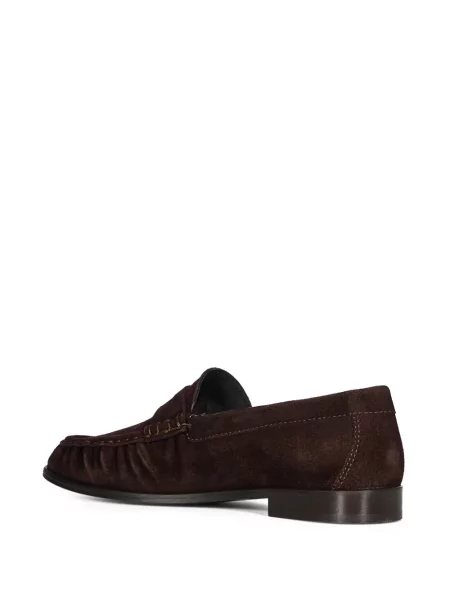 Pantofi loafer Poeve cu volane maro