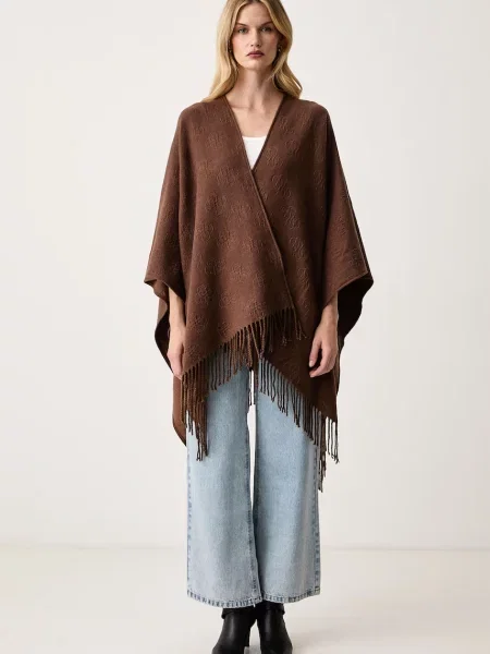 Guess poncho pentru femei maro