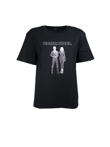 Koszulka Karl Lagerfeld czarna