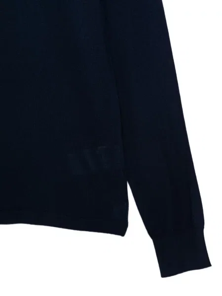 Lung tricou polo Aspesi albastru