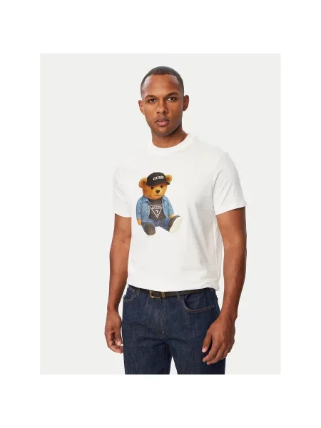 Guess T-shirt Regular Fit bijela