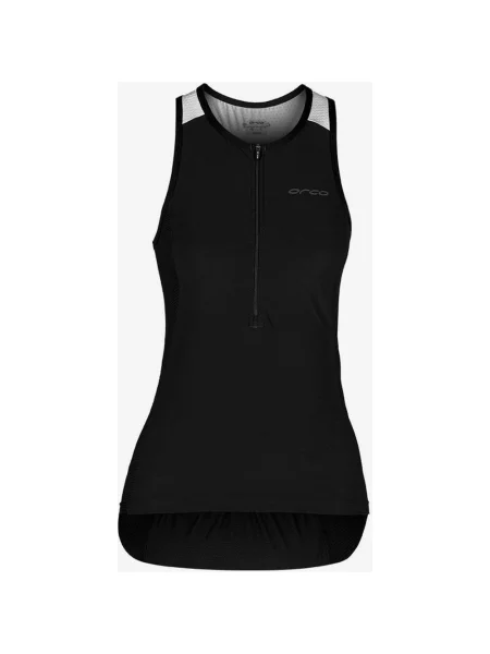 Koszulka z krótkimi spodenkami na szelkach Orca Athlex w kolorze czarno-białym XS czarna