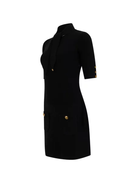 Rochie mini Elisabetta Franchi tricotate negru