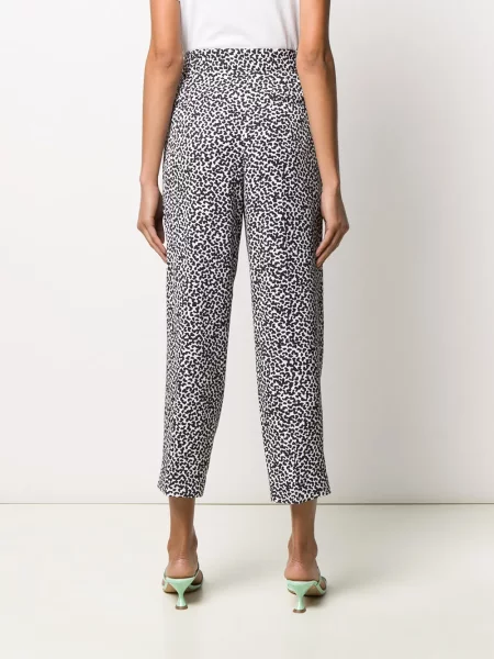 Pantaloni Michael Michael Kors cu imagine cu model leopard negru