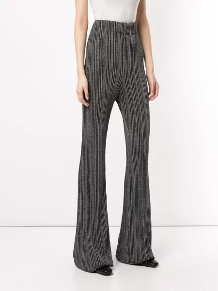 Pantaloni Ellery evazate negru