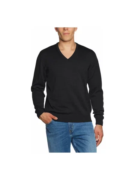 Sweter Maerz Muenchen wełniany szary