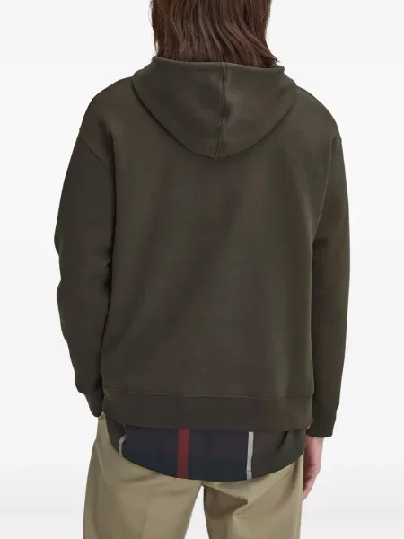 Hanorac cu glugă Barbour cu imagine verde