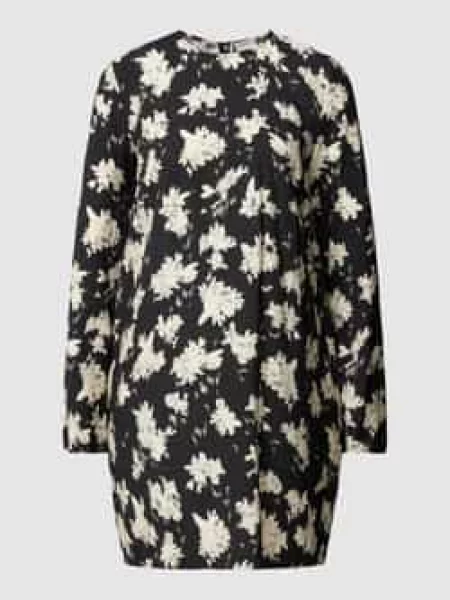 Sukienka mini z nadrukiem na całej powierzchni Jake*s Casual czarna