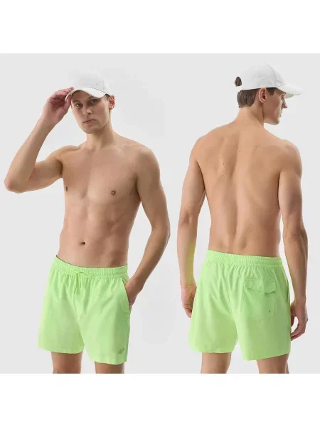 SPODENKI 4F SPORTOWE PLAŻOWE KĄPIELOWE PRZED KOLANO zielony