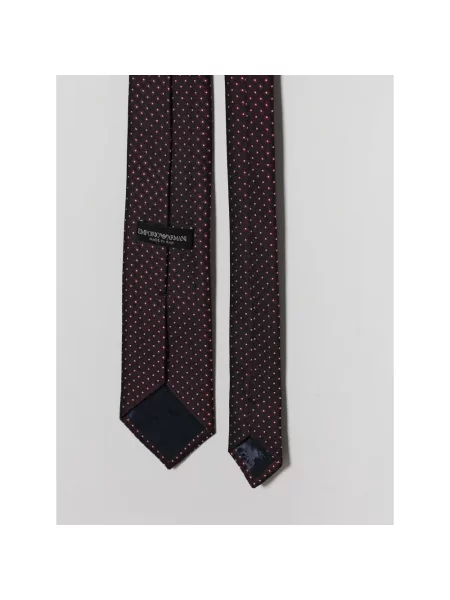 Krawat Emporio Armani brązowy