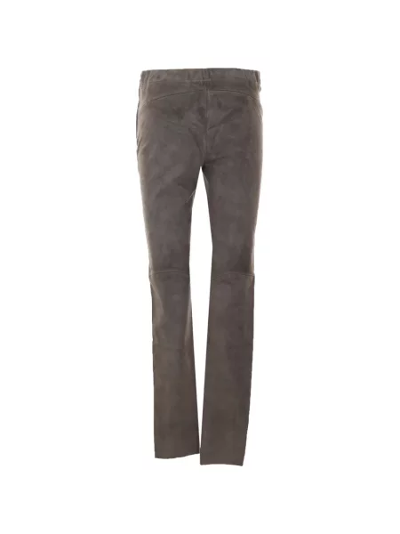 Pantaloni Arma din piele de căprioară gri