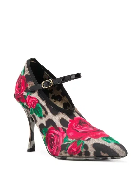 Pantofi cu toc Dolce & Gabbana maro