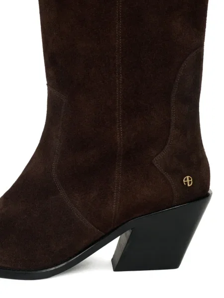 Велурени ботуши Anine Bing кафяво