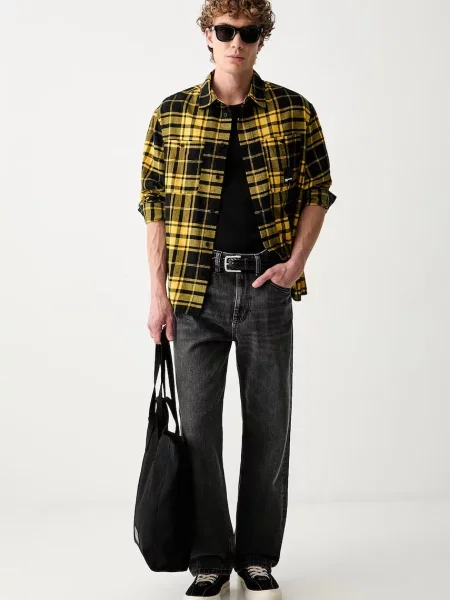 Tommy Jeans blugi regular pentru bărbați gri