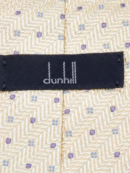 Cravată Dunhill cu legături galben