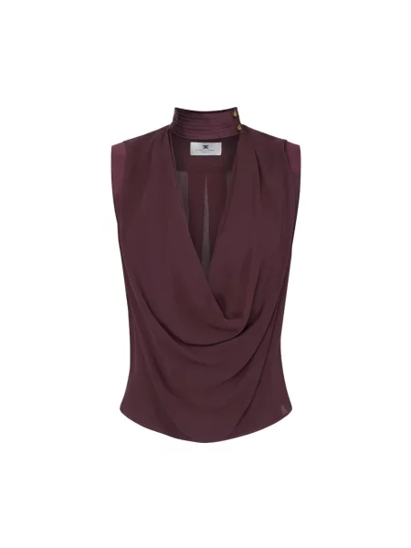 Top Elisabetta Franchi brązowy