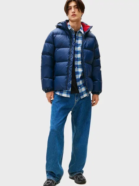 Джинсова куртка Tommy Jeans синя
