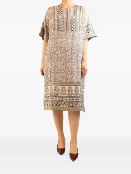 Rochie Sea de mătase cu model floral cu imagine