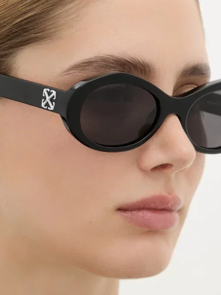 Круглые очки Off-white белые