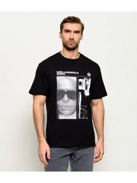 Karl Lagerfeld Jeans Tricou negru