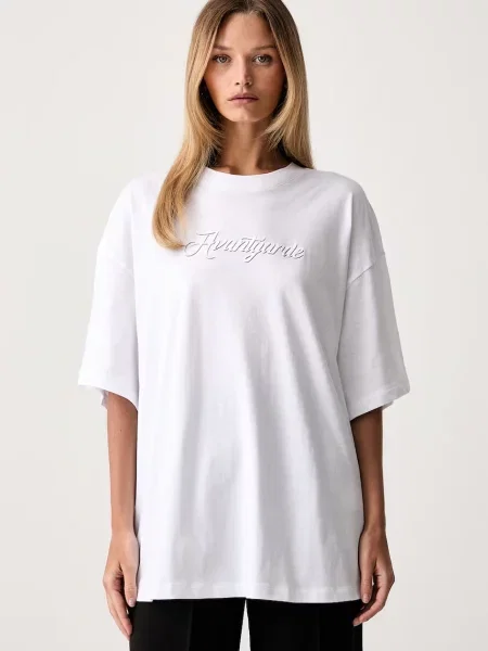 Armani Exchange tricou pentru femei din alb