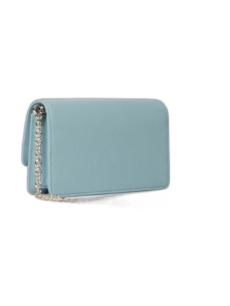 Torebka Emporio Armani skórzana niebieska