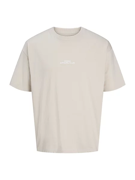Jack & Jones Junior Majica JJBAY bež bijela