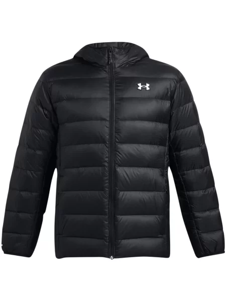 Vestă din puf Under Armour cu glugă negru