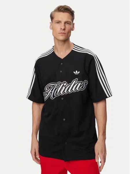 Adidas Tricou Summer League Varsity Baseball Oversize negru
