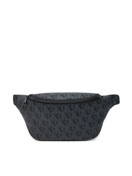 Calvin Klein Jeans Torbica za okrog pasu﻿ Matte Aop Sq Waistbag 38 črna