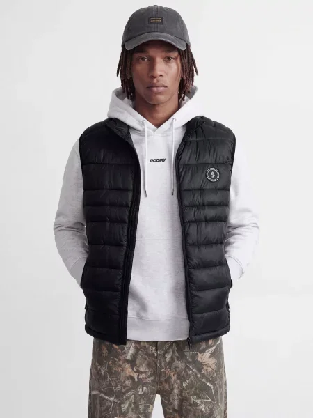 Утеплений жилет JACK & JONES KINGSLEY LIGHT BODYWARMER COLL чорний
