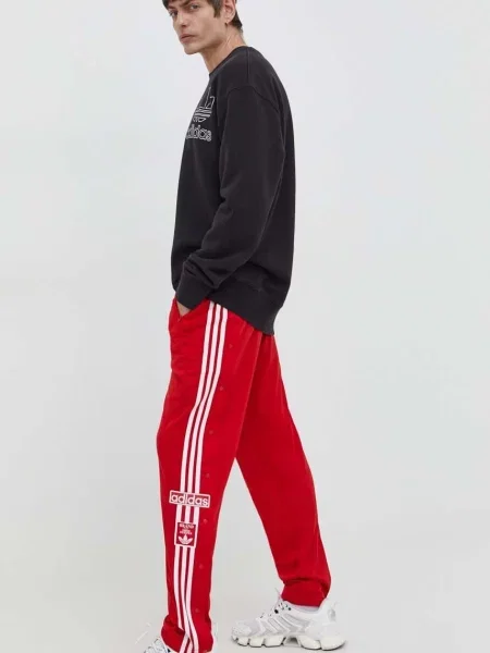 Bombažen pulover adidas Originals črna