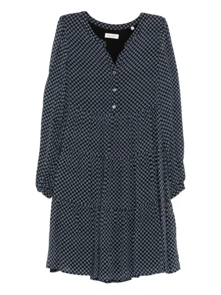 Rochie mini Marc O'polo cu imprimeu geometric de costum albastru
