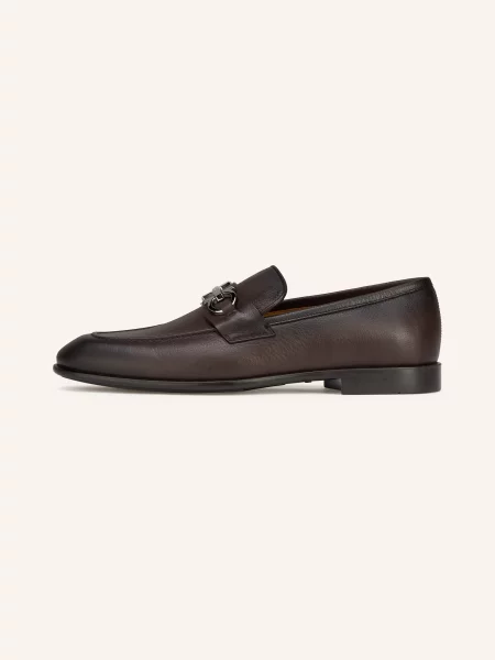 Ferragamo Loafersy braun czarne