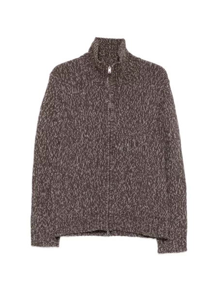 Cardigan Sandro tricotate maro