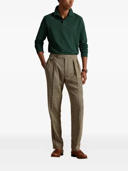 Μικρός κασκέτο Polo Ralph Lauren με χαμηλή μέση υφαίνω διαγωνίως πράσινο