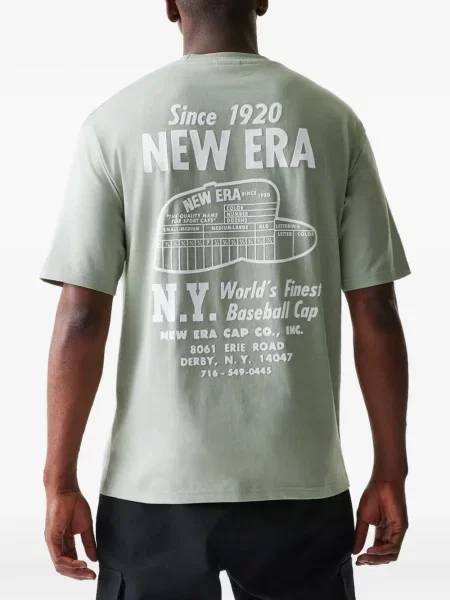Tricou New Era Cap cu imagine verde